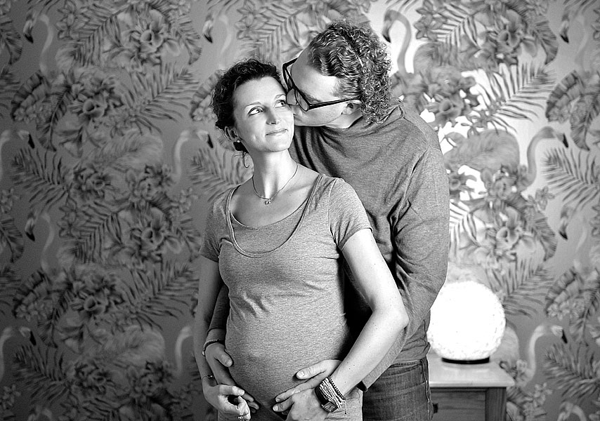 Kombi Fotoshooting Babybauchfotos und Babyfotos Zuhause Berlin , Mobiler Fotograf Berlin, Jennifer Sanchez