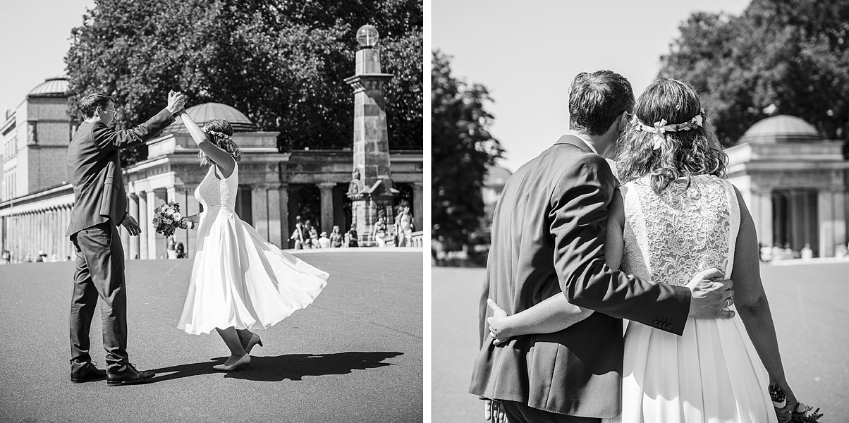 schwarz-weiß fotos zur hochzeit, heiraten in berlin, hochzeit zu zweit berlin, alleine heiraten berlin, elopement hochzeit,´hochzeit ohne gäste, museumsinsel